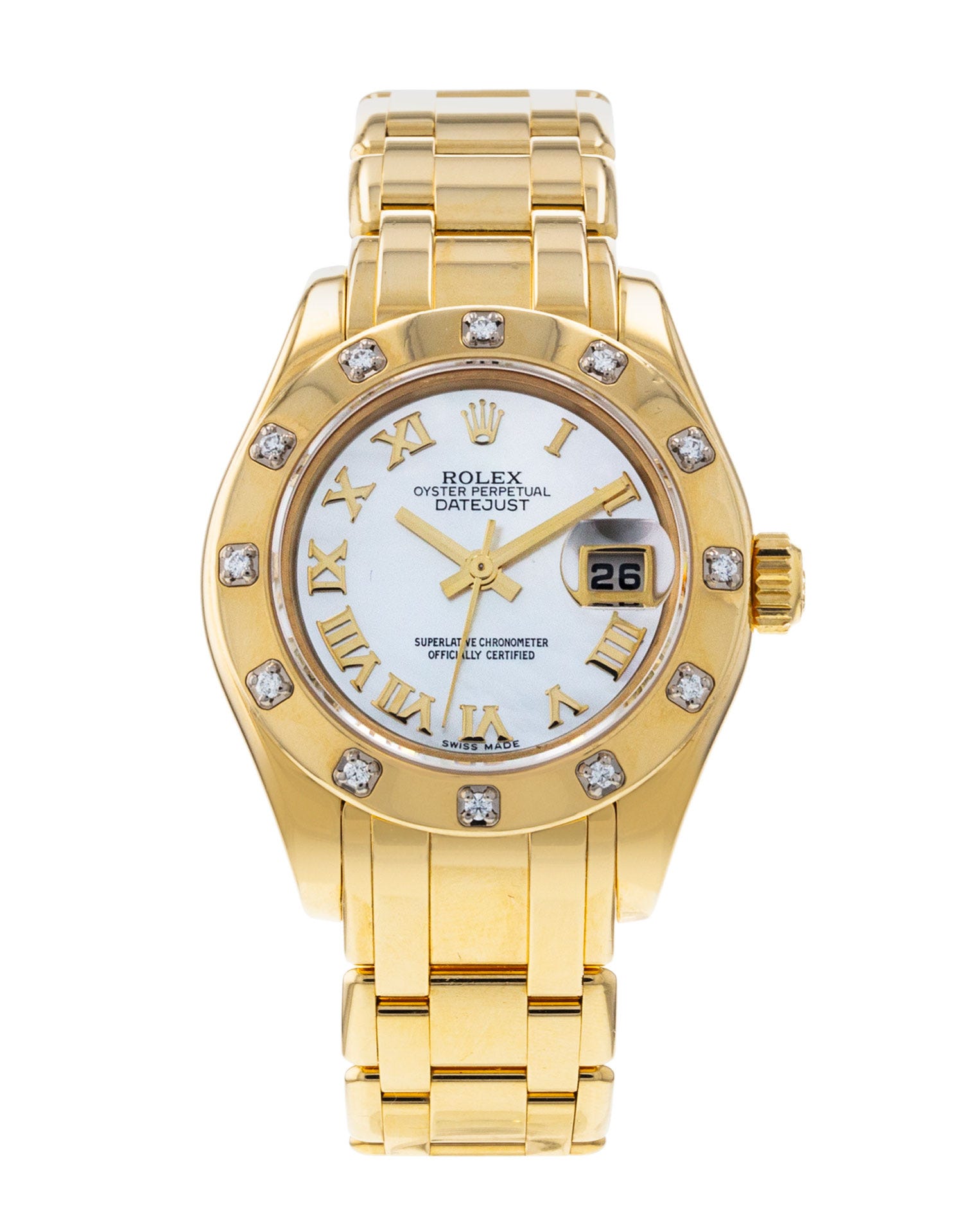 Montre Rolex Pearlmaster d'occasion