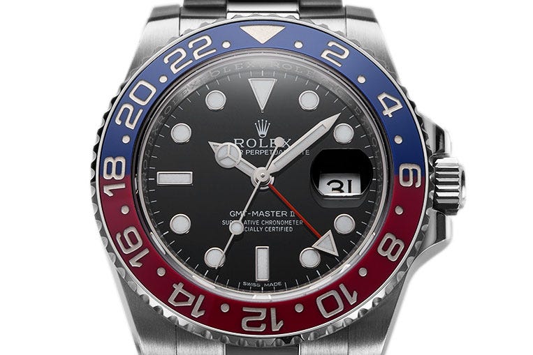 La version moderne: la GMT-Master II est raffinée et appréciable, grâce aux outils de production modernes