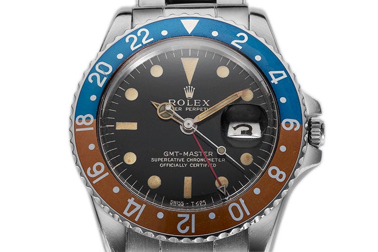 La Rolex GMT-Master classique de 1675 représente l'attitude innovante d'Hans Wilsdorf