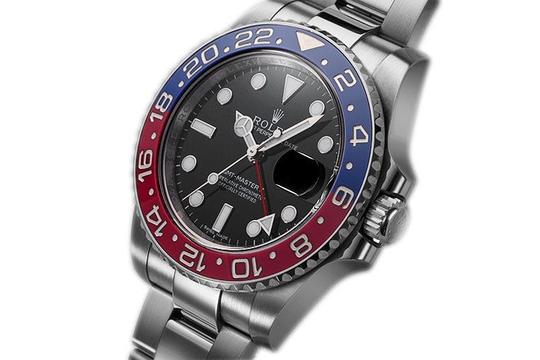 La lunette bi-couleur est fabriquée en une pièce, utilisant une technologie de pointe spécifique à Rolex