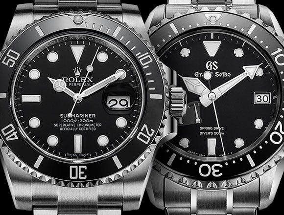 Rolex Submariner vs Grand Seiko SBGA229